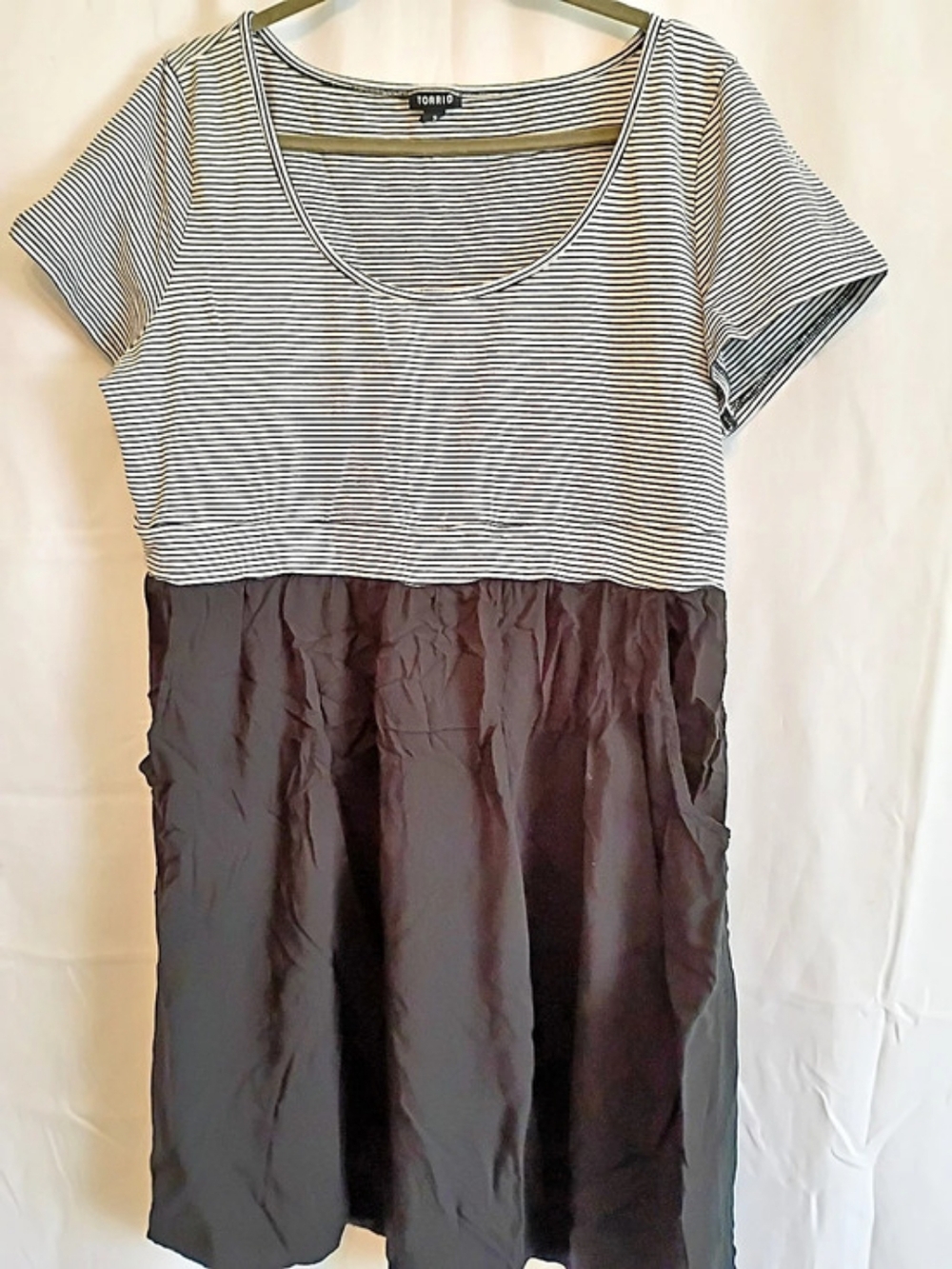Torrid Striped Color Block Dress Size 3